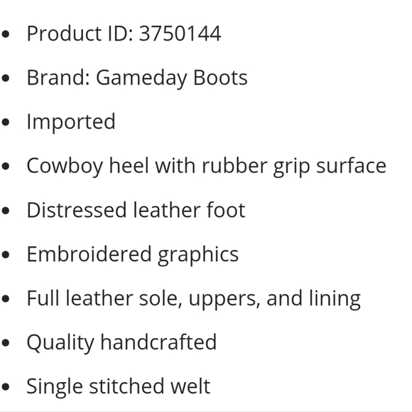 NWT Women's University of Maryland Terrapins Gameday Cowboy Boots - Picture 5 of 6